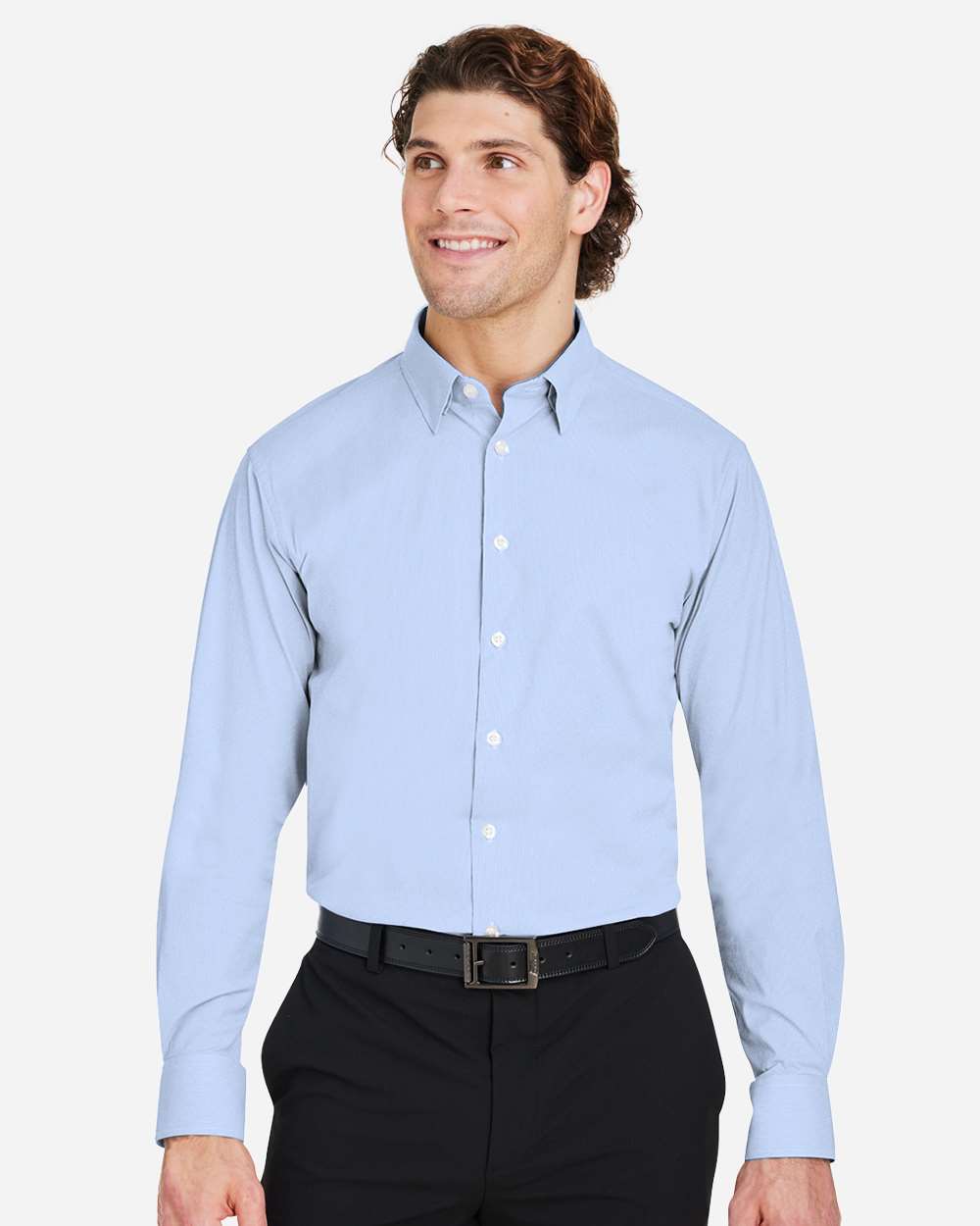 Men's CrownLux Performance® Microstripe Dress Shirt