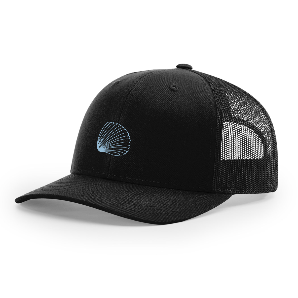 Shells-Black Trucker Kitchen Cap