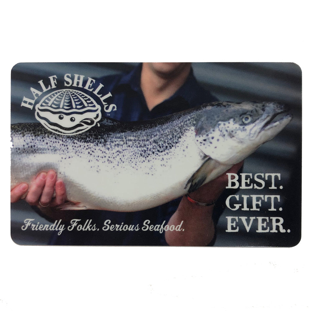 Half Shells Snider - 25 Gift Cards
